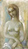 Guy Cambier, Weiblicher Akt, 1960, Oil on canvas