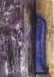 Maria Moser, Wand I (mit Blau)