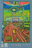 Straße der Überlebenden by Friedensreich Hundertwasser, 1971, Silkscreen printed in colours, sold Apr 2009