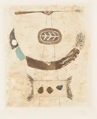 Kumi Sugai, Ohne Titel, Etching and aquatint in colours