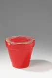 Jean Pierre Raynaud, Roter Blumentopf, 1968, terracotta