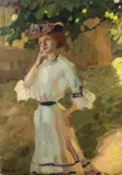 Leo Putz, Damenporträt