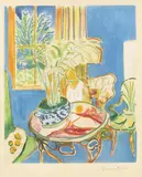 Petit Intérieur Bleu by Henri Matisse, 1952, Etching and aquatint in colours, sold Apr 2009