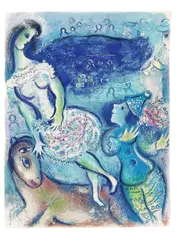 Aus: Der Zirkus by Marc Chagall, 1967, Lithograph in colours, sold Apr 2009