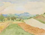 Sommerlandschaft by Erich Heckel, 1944, Watercolour, sold Apr 2009