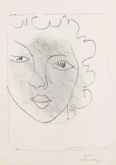 Haitienne by Henri Matisse, 1945, Lithograph, sold Apr 2009