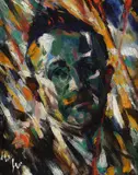 William Wauer, Bildnis Professor Wilhelm Paulsen, 1923, Oil on canvas