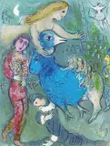 Marc Chagall, Aus: Der Zirkus, 1967, Lithograph in colours