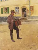 Friedrich Kallmorgen, Drehorgelspieler