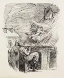 Alfred Kubin, Verliebter Zauberer und Hexe