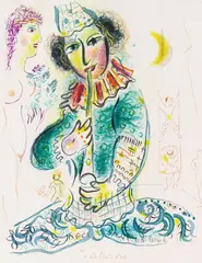Aus: Der Zirkus by Marc Chagall, 1967, Lithograph in colours, sold Apr 2009