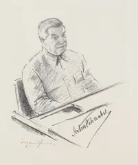 Eugen Spiro, Musiker-Lithos, 1916, Lithograph