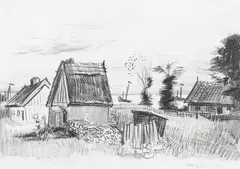 Nidden XVI by Max Pechstein, 1939, Chalk drawing, sold Apr 2009