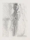 Pablo Picasso, Femme nue à la jambe pliée, 1931, Etching