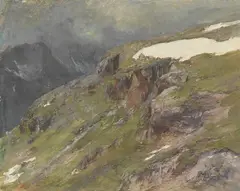Berglandschaft by Edward Theodore Compton, 1900, Oil on canvas, sold Apr 2009