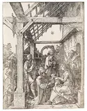 Die Anbetung der Könige by Albrecht Durer, 1511, Woodcut, sold Apr 2009