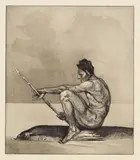 Max Klinger, Eva und die Zukunft - Opus III, 1898, Etching