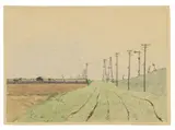 Alexander Olbricht, 8 Blätter: Landschaftsmotive, Watercolour