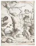 Jusepe de Ribera gen. Lo Spagnoletto, Martyrium des Heiligen Bartholomäus, 1624, Etching