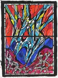 Albert Birkle, Die Engel der Vernichtung (Engel der Apokalypse), 1970, Watercolour