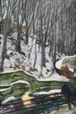 Richard Pietzsch, Eisbärenzwinger, 1914, Oil on canvas