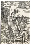 Hans Baldung Grien, Der Heilige Martin zu Pferde, Woodcut