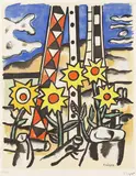 Fernand Léger, Nach - Komposition, 1955, Lithograph in colours