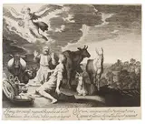 Jan van de Velde, 4 Blätter: Die Geschichte des Tobias, 1630, Etching