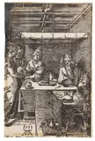 Herodias empfängt das Haupt des Johannes by Albrecht Durer, 1511, Woodcut, sold Apr 2009