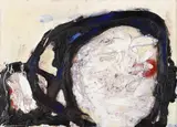 Abulein I by Emil Schumacher, 1974, Oil on canvas, sold Dec 2008