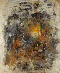 Emil Schumacher, Taras Bulba, 1957, Oil on canvas