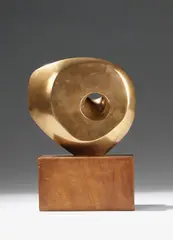 Barbara Hepworth, Pierced Round Form, 1959, Bronze