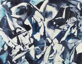 Bild vom 16.2.54/I by Karl Otto Götz, 1954, Mixed media, sold Dec 2008