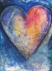 Heart by Jim Dine, 1981, Watercolour, sold Dec 2008
