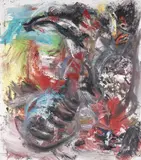Martin Disler, Ohne Titel (In the Dunes)
