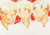 Norbert Bisky, Roter Dreier, 2002, Oil