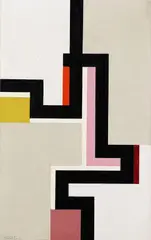 Ohne Titel by Walter Dexel, 1964, Oil, sold Dec 2008