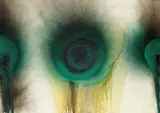 Feuer. Grün by Otto Piene, 1965, Oil, sold Dec 2008