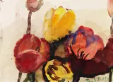 Tulpen by Klaus Fußmann, 1983, Watercolour, sold Dec 2008