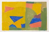Composition jaune, verte, bleue et rouge by Serge Poliakoff, 1956, Lithograph in colours, sold Dec 2008
