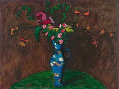 Gabriele Münter, Gefleckte Vase, 1910, Oil