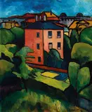 Alexander Kanoldt, Das rote Haus