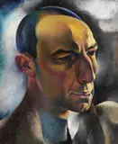 Hanns Bolz, Porträt des Kunsthändlers Alfred Flechtheim, 1910, Oil on canvas