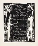 Neumann-Mappe. Zehn Holzschnitte von Schmidt-Rottluff by Karl Schmidt-Rottluff, 1914, Woodcut, sold Dec 2008