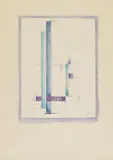 Otto Müller-Eibenstock, Abstrakte Komposition, 1920, Coloured crayon drawing