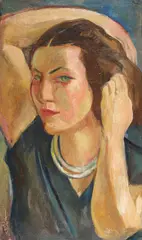 Karl Scheld, Frauenporträt, 1930, Oil on canvas