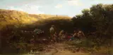 Carl Spitzweg, Lagernde Karrner (Rast der Streuner)