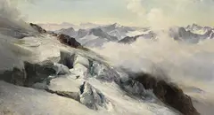 Edward Theodore Compton, Gletscherplateau, 1906, Oil on canvas