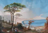 Jacob Philipp Hackert, Nachfolge - Die Bucht von Neapel