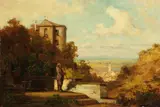 Willy Moralt, Der Pfeifenraucher, Oil on panel
